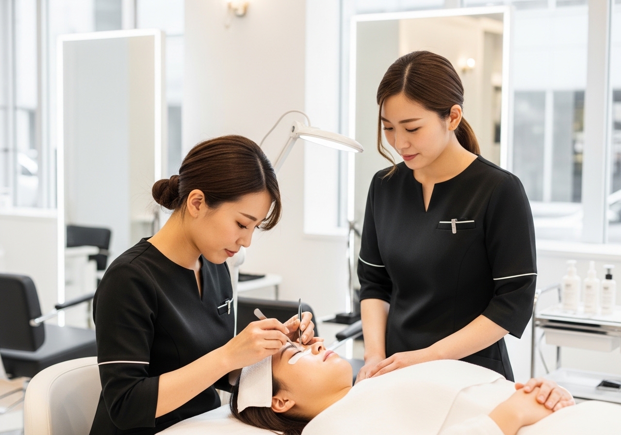 B<AFTER SALONの施術風景