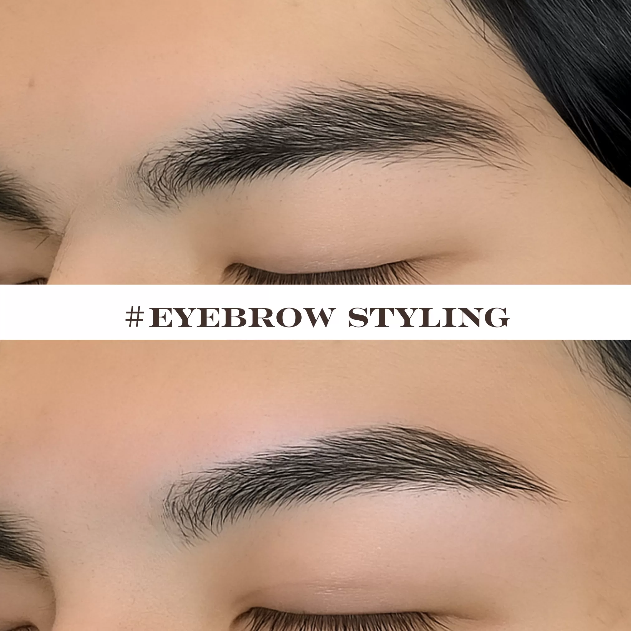 眉毛パーマ施術例